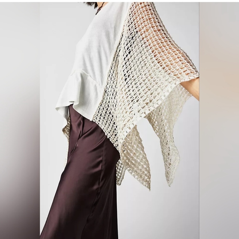 Free People Sundae Crochet Tee - Picture 2 of 7
